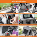 Xixter Dog Bike Basket Carrier – Secure Pet Bicycle Basket with Mesh, Safety Lanyard & Contains Metal Supports Reflectiv
