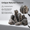 3LBs Natural Seiryu Stones,Aquarium Aquascaping Decor Rocks (2-5 inch)