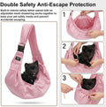 Adjustable Pet Sling Carrier, Anti-Escape Bag for Small Dogs & Cats