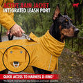 Tuff Pupper Waterproof Dog Raincoat | Full-Body Windproof Rain Jacket for Dogs | Reflective Strips | Breathable Mesh Lin