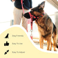 Adjustable Dog Head Halter with Safety Strap, Soft Padded Dog Head Collar for Small Medium Large Dogs, No-Pull Dog Harne