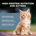 Blue Buffalo Wilderness Kitten Food, High-Protein & Grain-Free Wet Cat Food Paté Variety Pack, Chicken & Salmon Recipes, 3-oz Cans (6 Count, 3 of Each)
