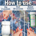 7-in-1 Pond Test Strips Accurate Pond Water Test Kit - 50 Strips