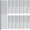 Lallisa 12 Pcs Stainless Steel Dog & Cat Comb, Metal Grooming Tool for Removing Knots, Long and Short Haired Pets Including Dogs, Cats & Others, 7.48 Inch
