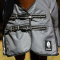 Equinavia Arktis Extended Neck Turnout Sheet - Charcoal Gray - 81 in