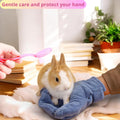 Hamster Calming Bite Proof Gloves and Grooming Brush Set, Hamster Bite Resistant Gloves Massage Brushes, Anti-Bite Glove