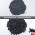 3lb Black Cactus Pea Gravel Rocks,1/4 Inch Pebbles for Indoor Plants, Natural Succulent Rock and River Rocks Decorative 
