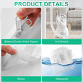 Reinforced Cat Screen Door, Fits Door Size 32" x 80", Pets Proof Screen Door with Zipper Closure, Durable Cat Resistant 