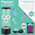 Discovery™ Jellyfish Aquarium Lamp – Color‑Morphing LED Bedroom Night Light with Remote| 15 Light Options| Lifelike Floa