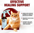 Pet Wound Care Spray with Trigger, Animal Wound Cleaner, 16 oz, No-Sting