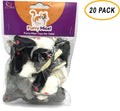 AXEL PETS 20 Furry Mice with Catnip and Rattle Sound Made of Real Rabbit Fur Interactive Catch Play Mouse Toy for Cat, Pack of 20 Mice