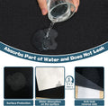 Wibeelee 32" X 50" X 0.23'' Mat for Under Dog Crate Waterproof Non-Slip Kennel Mat to Protect Floors Large Absorbs Urine