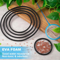 PAGOW 10pcs Fish Feeding Rings Set, 5 Sizes Floating Aquarium Plant Corral