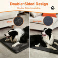 Dog Bed Mat 24x18, Dark Gray Small Dog Bed,Washable Dog Bed for Crate