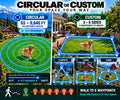 Wireless Dog Fence, GPS Dog Collar Fence System No Subscription, Electric Fence for Dogs with Custom-Shaped Boundary & 6