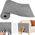 SREBAY Cat Scratch Couch Furniture Protector, Self-Adhesive Scratch Pad