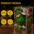 VISCOO 39 Pack Jumping Spider Enclosure,Spider Terrarium with Magnetic Door