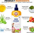 Arm & Hammer Super Deodorizing Dog Spray, Kiwi Blossom, 8 Fl Oz