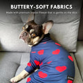 Spark Paws Dog Pajamas - Stretch Onesie Recovery Full Leg Surgery Suit PJS
