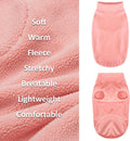 GYALAPERI 3 Pack Fleece Dog Sweaters for Small Dogs, Stretch Pullover Vest