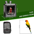 Large Bird Carrier Bag with Stand, Lightweight Backpack for Parrot, Portable Cockatiel Travel Cage with Accessories, Pet