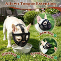 French Bulldog Muzzle, Soft Mesh Muzzle for Short Snout Dogs Anti-Eating