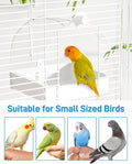 BUCATSTATE Hanging Bird Bath for Cage, 3 in 1 Multifunction Bird Bath/Bowl/House, Bird Cage Accessories Suitable for Small to Medium Birds, Like Lovebirds, Finches, Parakeets, Mannikin