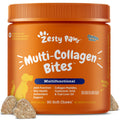 Zesty Paws Multi Collagen Soft Chews for Dogs - for Hip, Joint & Cartilage Support + Skin Health - with Collagen - Plus Eggshell Membrane, Vitamin C & Hyaluronic Acid - 90 Count