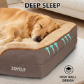 JOYELF Orthopedic Dog Bed for Medium Dogs, Foam Sofa Couch Bed, Bolster Pet Bed with Removable Washable Cover and Nonski