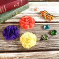 Leinuosen 14 Pcs Flower for Dog Collar Pet Collar Flowers Charms Multi Color Bow Tie for Cat Puppy Dog Grooming Accessories