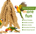 HATORTOP Spray Millet for Birds 5LB - All Natural Sun-Dried Healthy Treat, Millet Spray for Parakeets, Parrots, Lovebirds, Cockatiels Food, 100% Non-GMO High Protein Fresh Bird Seed