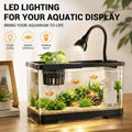 AS Fish Tank Aquarium with LED & 3-in-1 Pump for Betta, 3 Gal