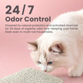 Lady N Cat Attract Tofu Litter – Natural Attractant Formula for Litter Box Training, Calming Pheromone for Multi-Cat Homes, Granular Mini-Pellet Shape for Self-Cleaning Box, 9lb