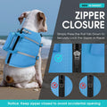 Queenmore Large Dog Life Jacket, High Floating Dog Life Vest for Swimming
