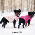 Fitwarm 2 Pack Striped Fleece Dog Sweater, Warm Winter Dog Clothes for Small Dogs Girl, Fuzzy Turtleneck Pet Outfit, Dog