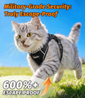 Cat Harness and Leash for Walking, Escape Proof Adjustable Vest Harness