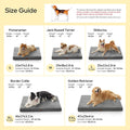 Bedsure ComfyFleece Dog Beds Large Sized Dog- Orthopedic Pet Beds for Crate with Removable Machine Cover, NOT Waterproof Egg Crate Foam Puppy Mat for Pets Up to 50 lbs, 35x22x2.8, NOT Chewproof