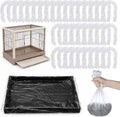 100 Pcs Large Disposable Bird Cage Liners Bulk 34'' x 22''