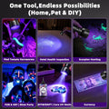 Vansky UV Flashlight Black Light, 51 LED Blacklight Pet Urine Detector for Dog/Cat Urine, Dry Stains, Bed Bug, Resin Curing, Scorpions Finder