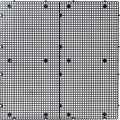 ALEGI Aquarium Grid Isolate Board Divider Fish Tank Bottom Black Filter Tray Plastic Crate (8pcs Black)