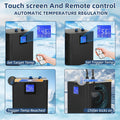 1/2HP 1200w Ice Bath Water Chiller for Cold Plunge Tubs,1/2 HP Water Chiller 145 Gal, Universal Cold Bath Restores Ice B