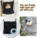 2 Pics Sugar Glider Pouch and 2 Pics Hamster Leash Small Animal Carry Pouch with Adjustable – Cozy & Portable Habitat fo
