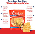Pet Factory American Beefhide Chips Dog Chew Treats - Chicken Flavor, 32 oz