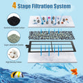 8 Pack PF-L Filter Cartridges Compatible with Top Fin Silenstream PF20, PF30, PF40 and PF75 Power Filters, Remplacement 