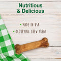 Nylabone Healthy Edibles Natural Dog Chews, Long Lasting Bones for Dogs, Bacon Flavor Dog Treats, X-Small (8 Count)