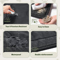 Chew Proof Dog Crate Pad, Indestructible Durable Dog Crate Mat, 22"x35"