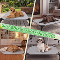 Dog Bed Cot Pad for Elevated Dogs Cot & Crate 40x28 Inch, Only Cover