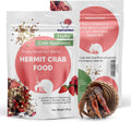 Natural Hermit Crab Food – High-Protein Hermit Food with Real Fruit and Sprouted Grains – 65 g (2.3 oz) Crab Food for Pe
