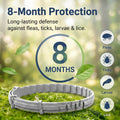 Craveit Cat Flea Collar, 2 Pack Flea Collar for Cats, Gentle Plant-Based Tick Repellent for cat, Waterproof & Adjustable, 8-Month Long-Lasting Defense