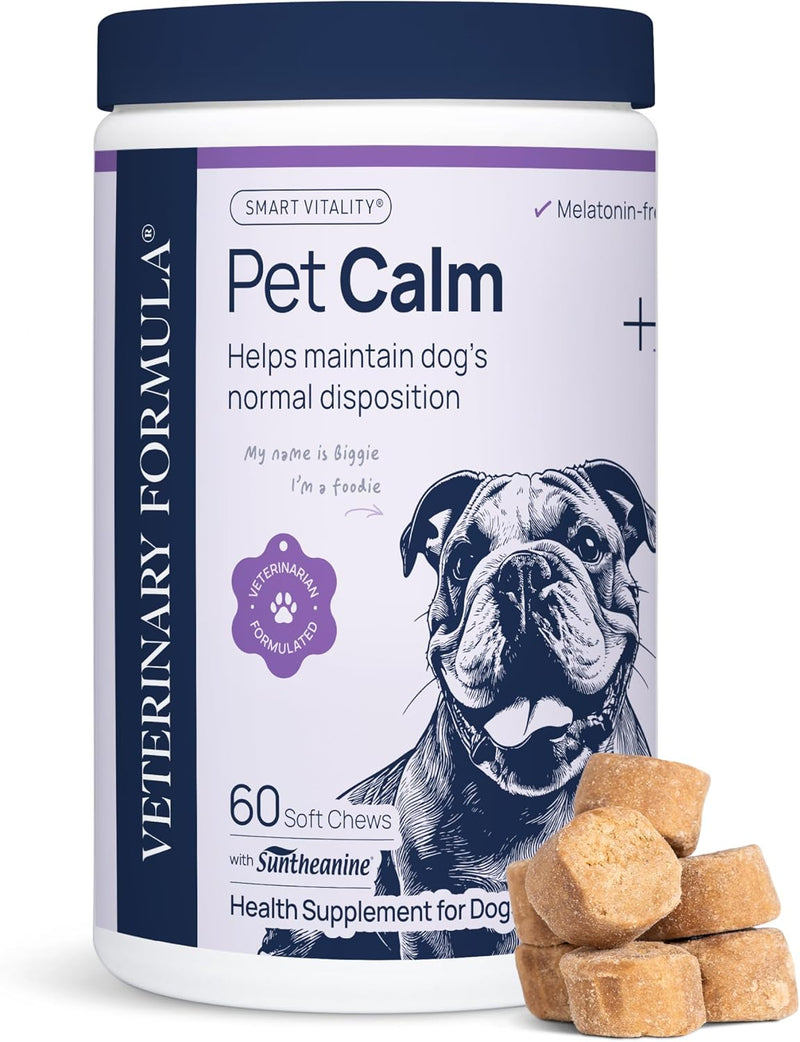 Veterinary Formula Smart Vitality Pet Calm Soft Chews for Dogs